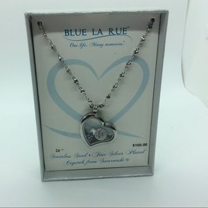 BLUE LA RUE Heart Locket